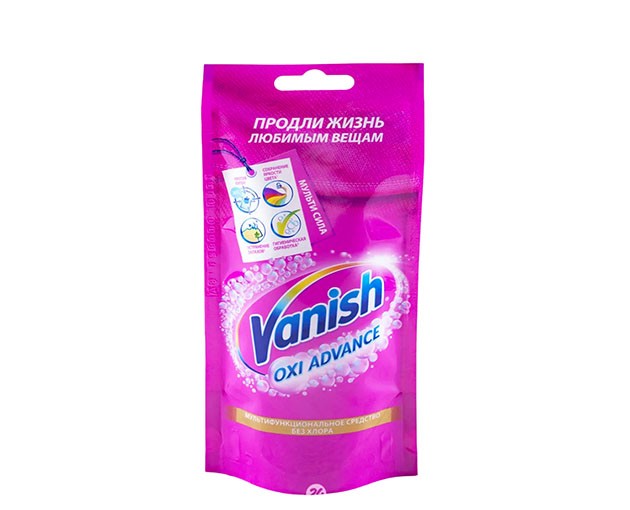 Vanish ფერადი ლაქების ამომყვანი სითხე 100მლ